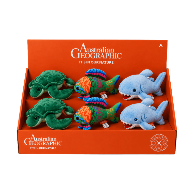 AG - Mini Aquarium Plush - Fish, Shark, Turtle - [6]