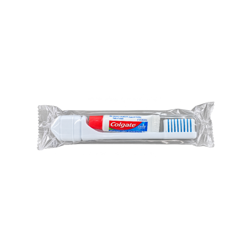 Travel Toothbrush + Toothpaste Set