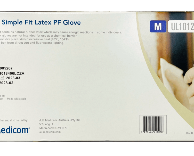 Nitrile Powder Free Glove - Medium - 100 Pieces