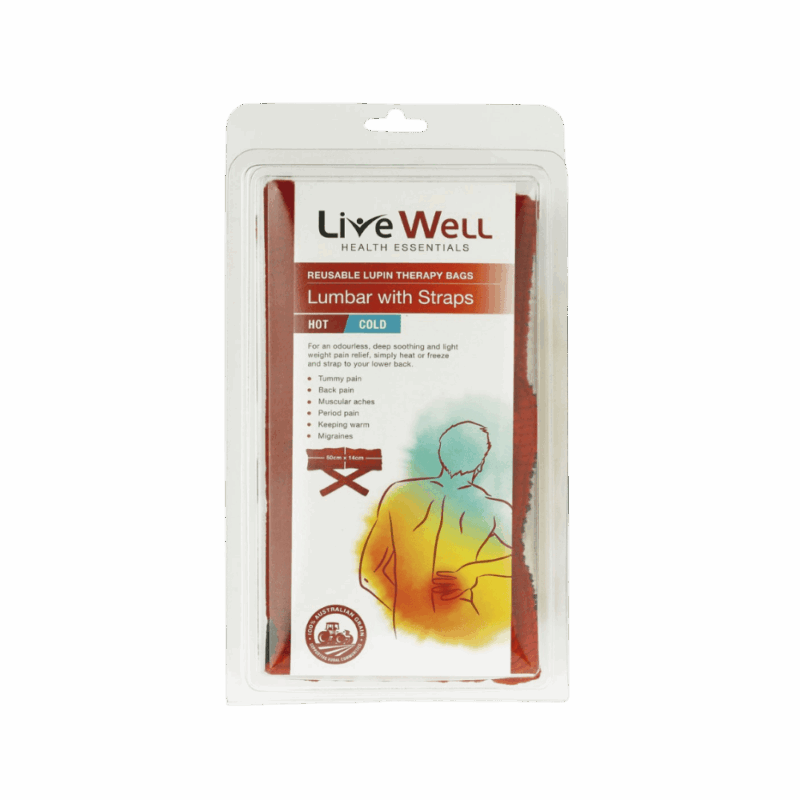 Live Well - Lupin - Hot & Cold Bag - Lumbar - 14cm x 50cm