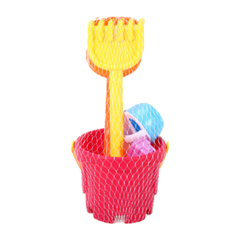 Beach Bucket Set - 6 Pce - 40cm