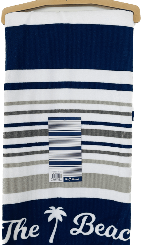 Towel - Blue/Grey - 85cm x 190cm