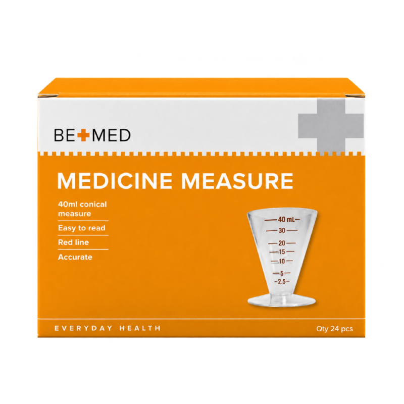 Medicine Measure - Red Line - 24 Pieces - Bemed