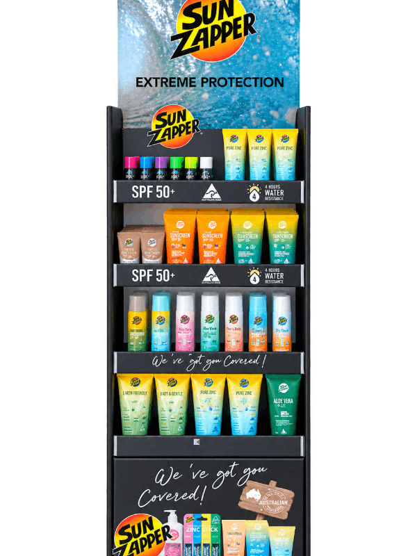 Sun Zapper Display Stand - 150 x 41 x 29cm