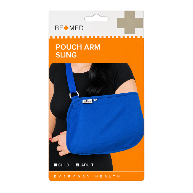 Pouch Arm Sling - Adult - Blue - Bemed