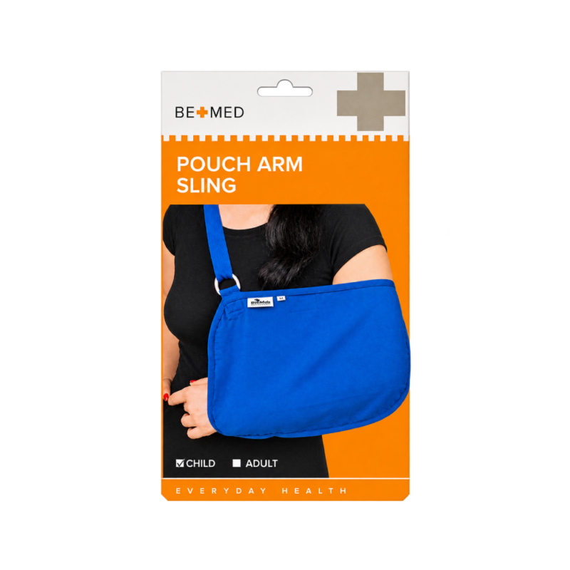 Pouch Arm Sling - Child - Blue - Bemed