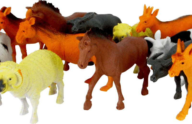 Toys - Animal Farm - Assorted - 10-15cm - [Display x 12]