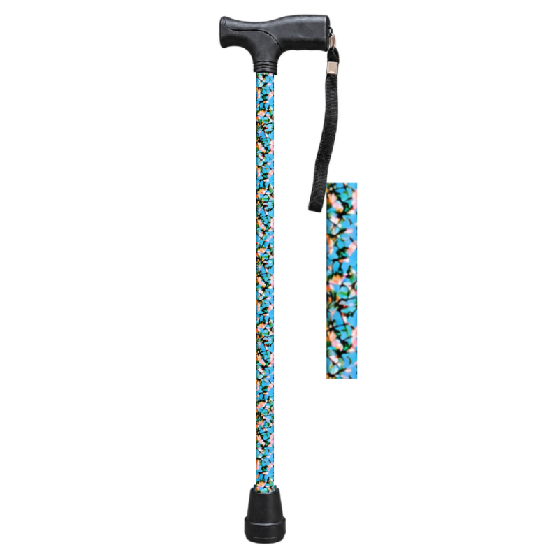 Walking Stick - Adjustable - Cherry Blossom